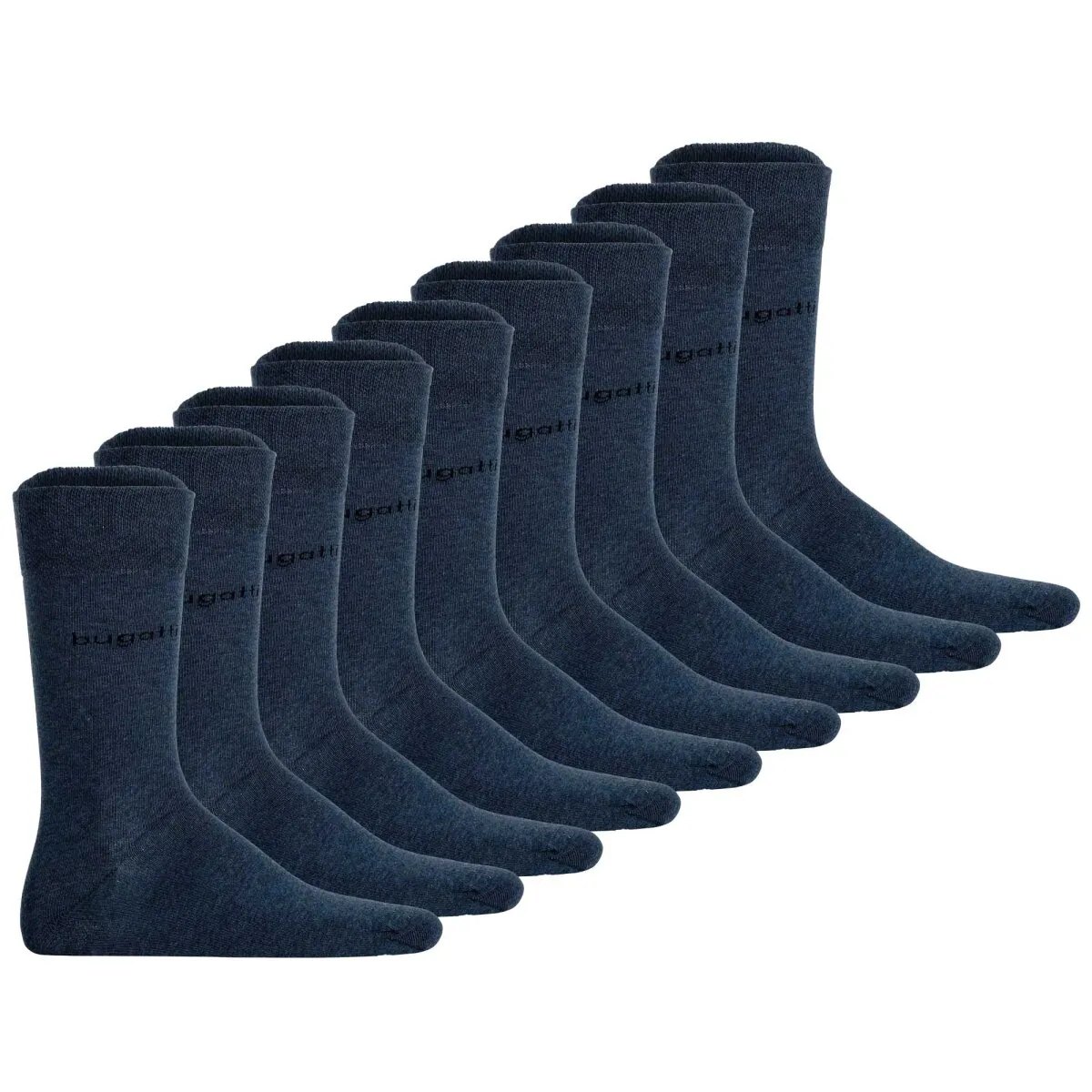 bugatti Herren Socken, 9er Pack - Socks Soft Cotton Uni Basic