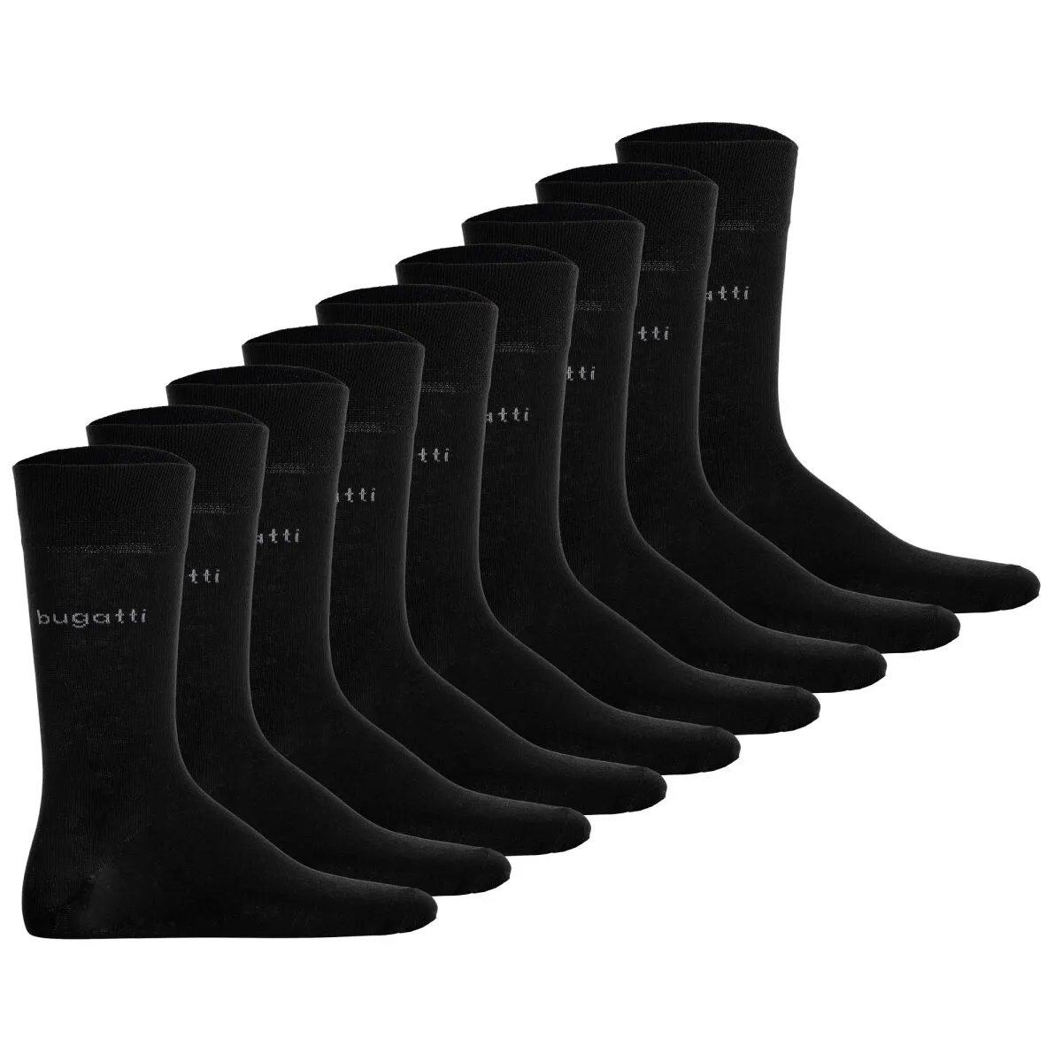 bugatti Herren Socken, 9er Pack - Socks Soft Cotton Uni Basic